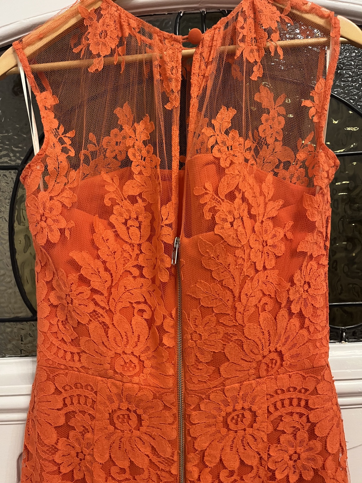 Delicie French Lace Fishtail Gown Mandarin size 10