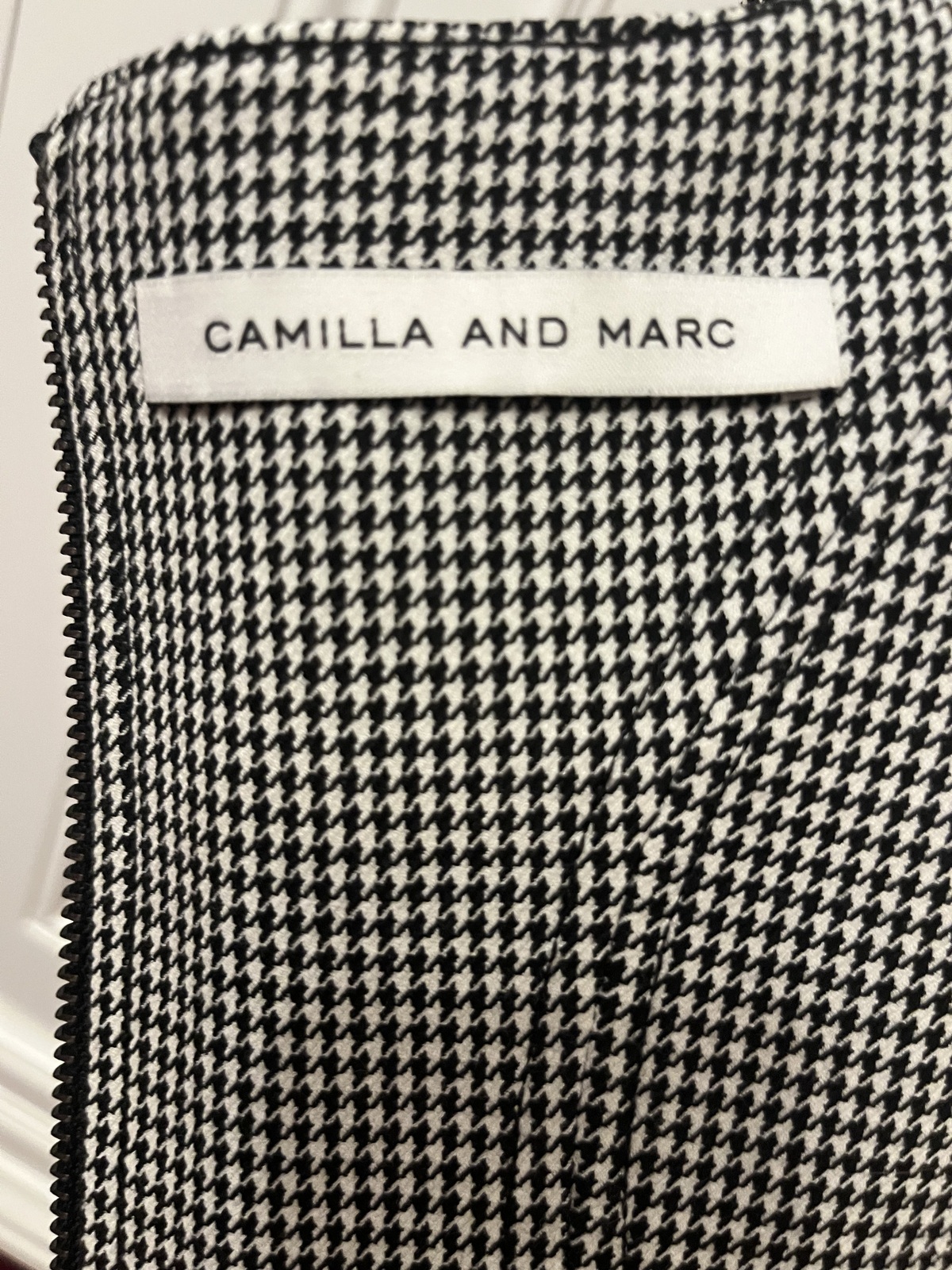 Kinslee Bustier houndstooth  