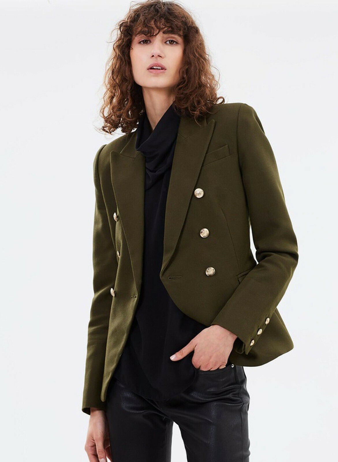 Olive Green Dimmer Blazer, AU 8, UK 8 