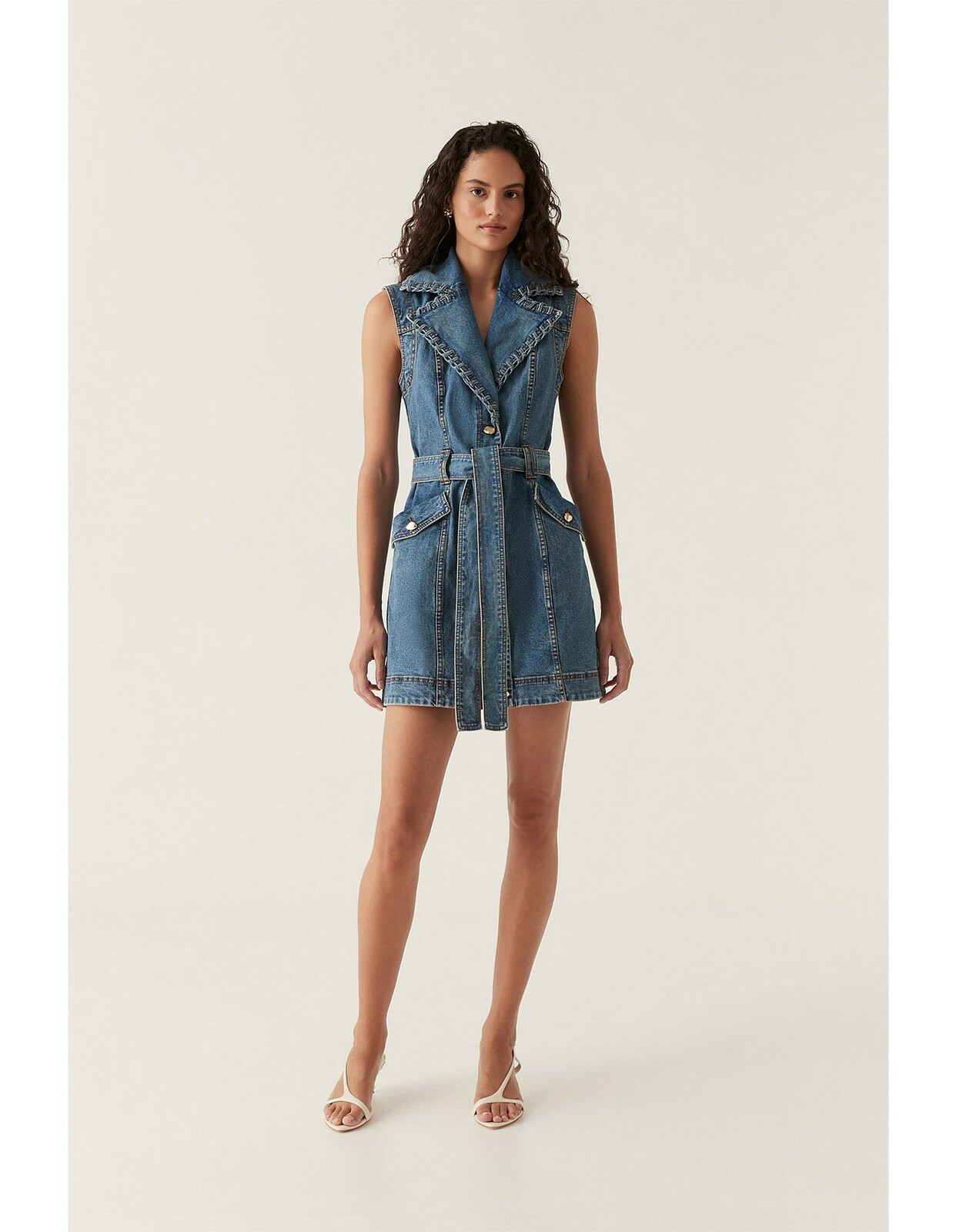 Balance Denim Mini Dress