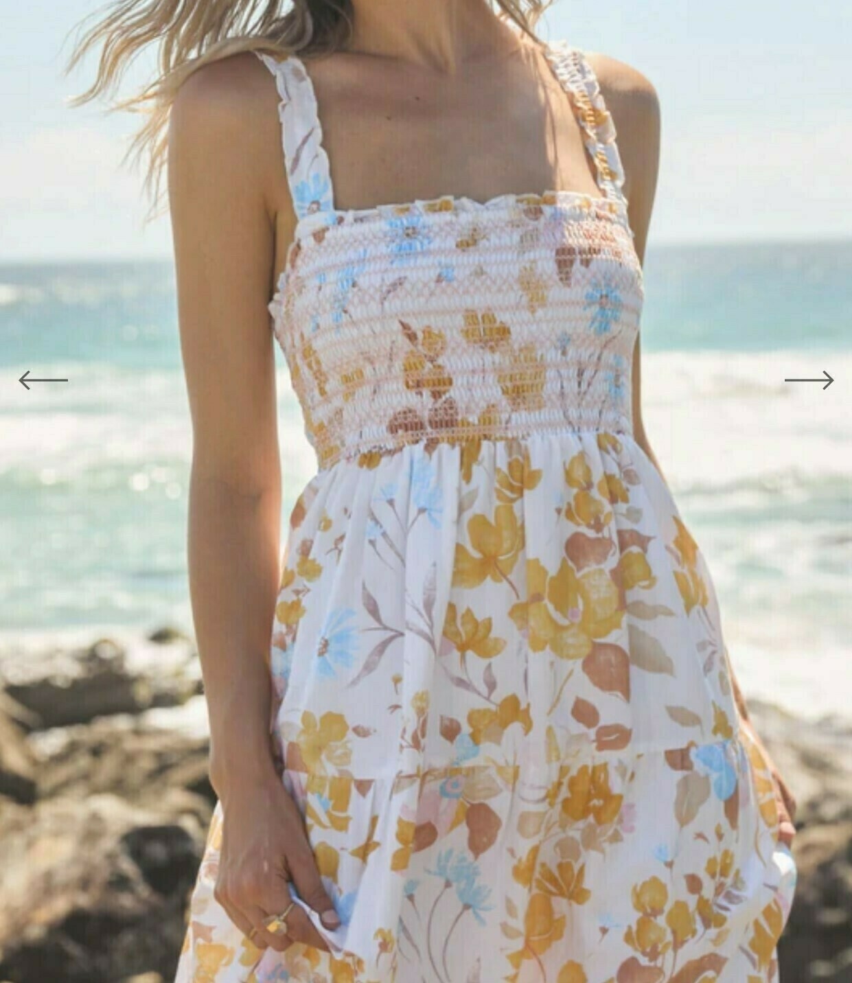 BNWT Georgia Esme Maxi Dress Off White Size 10