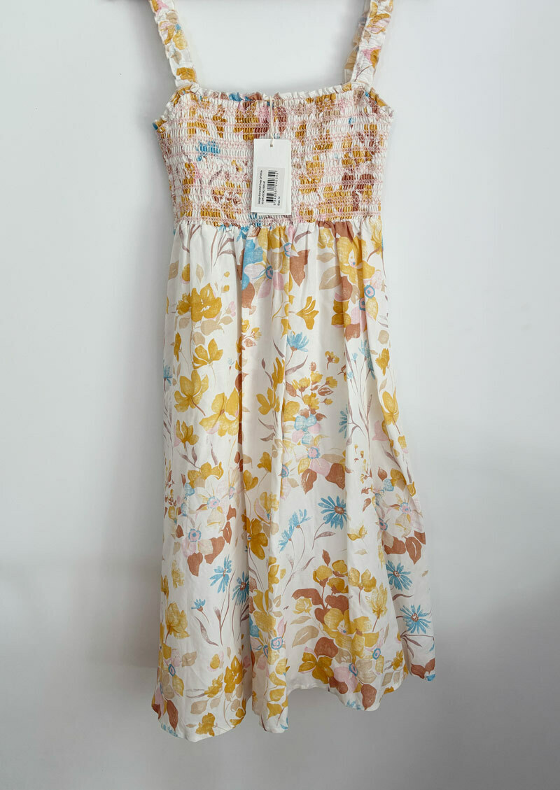 BNWT Georgia Esme Maxi Dress Off White Size 10