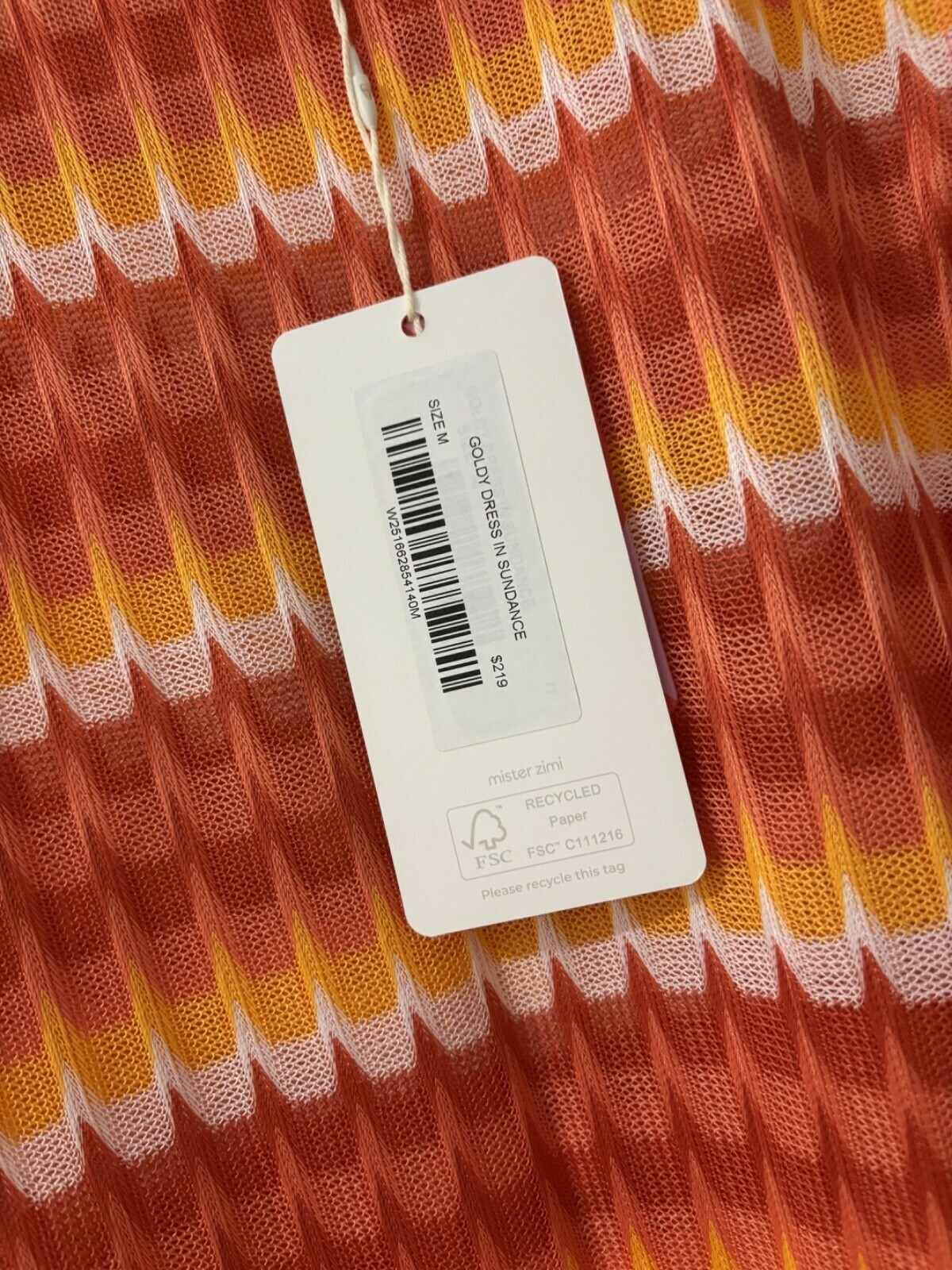 BNWT Goldy Dress in Sundance -Size AU 10/M