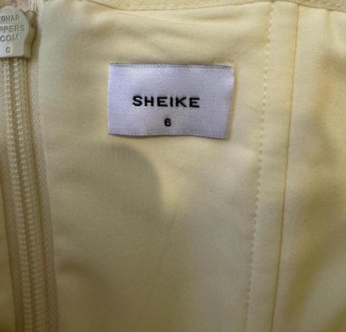 $269 Gemini Strapless Maxi Dress Butter Yellow Size 6