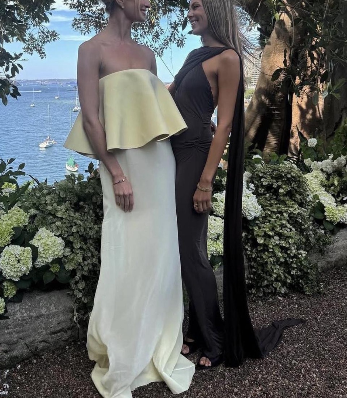 $269 Gemini Strapless Maxi Dress Butter Yellow Size 6