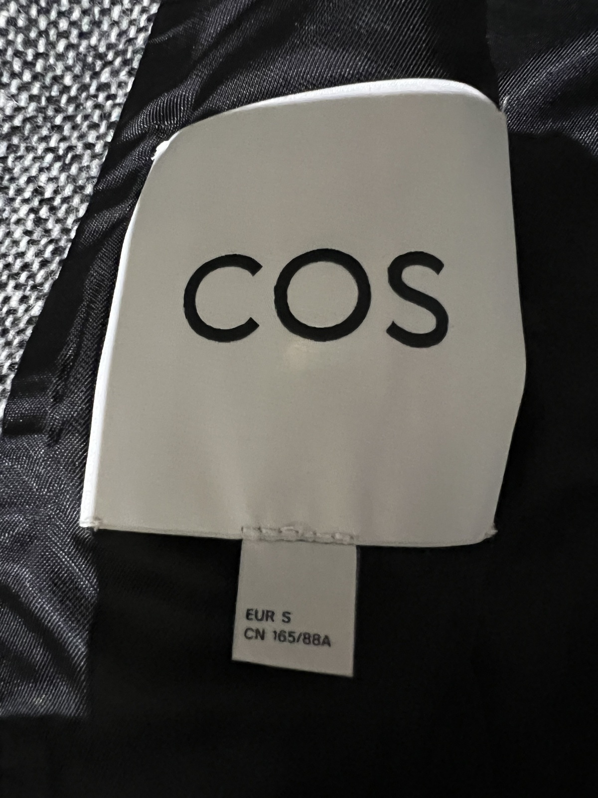 WOOL-TWEED FUNNEL-NECK JACKET