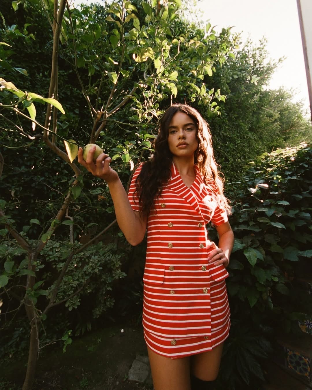 High Waist linen wrap Mini Skirt Size 10-12 AUS RP $249.00