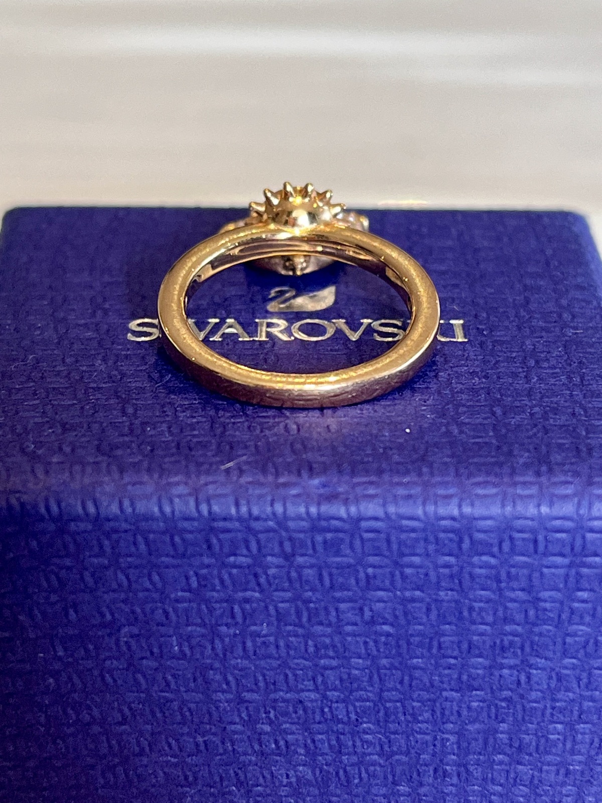 SYMBOLIC MOTIF HAMSA CHARM RING 18K RGP - SIZE 52 - BNWOT