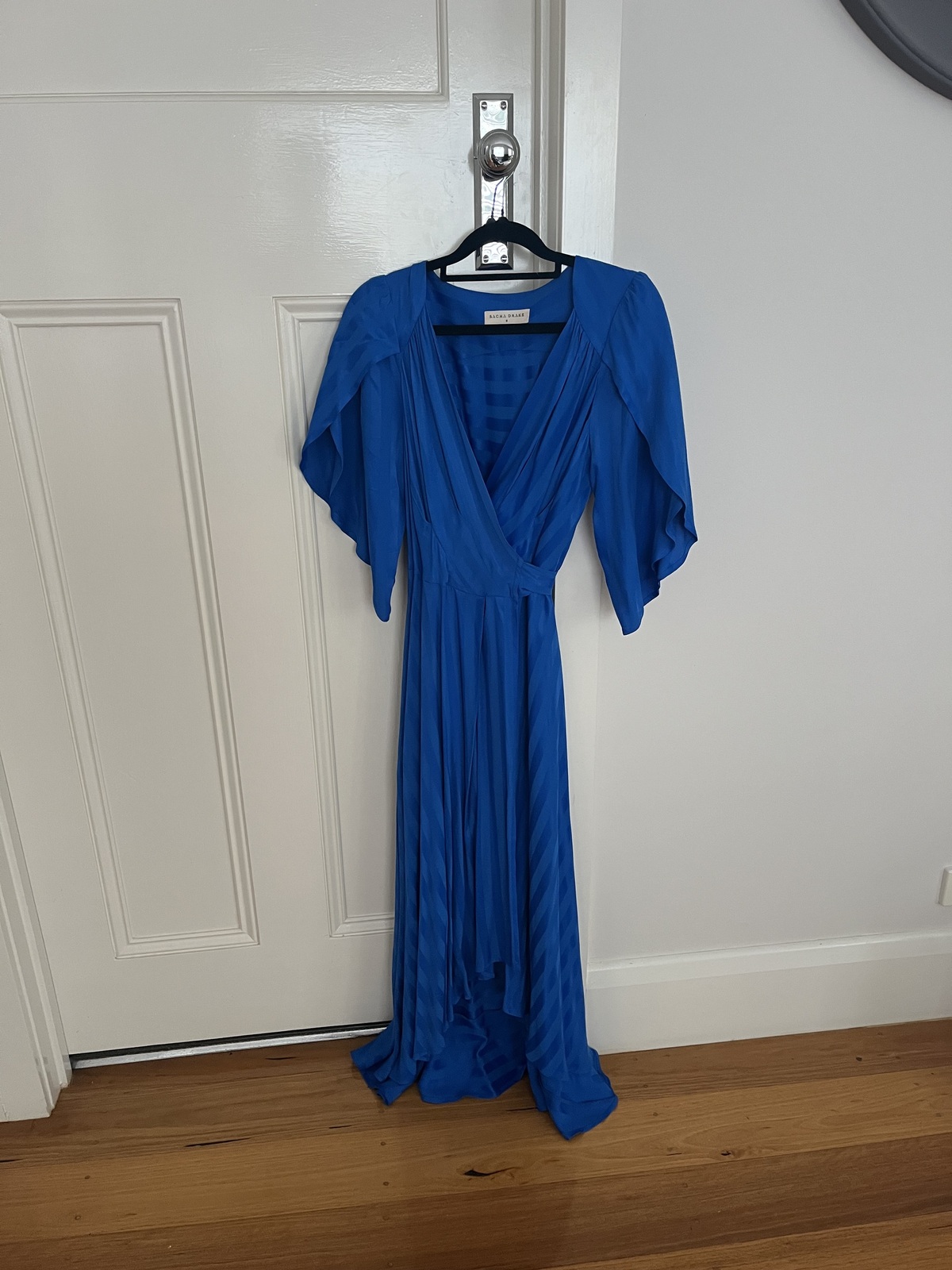 Hanworth Dress - Cobalt blue stripe
