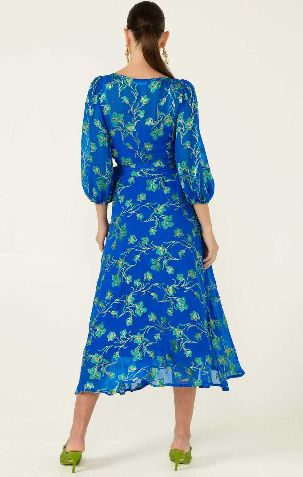 WATER LILY WRAP DRESS