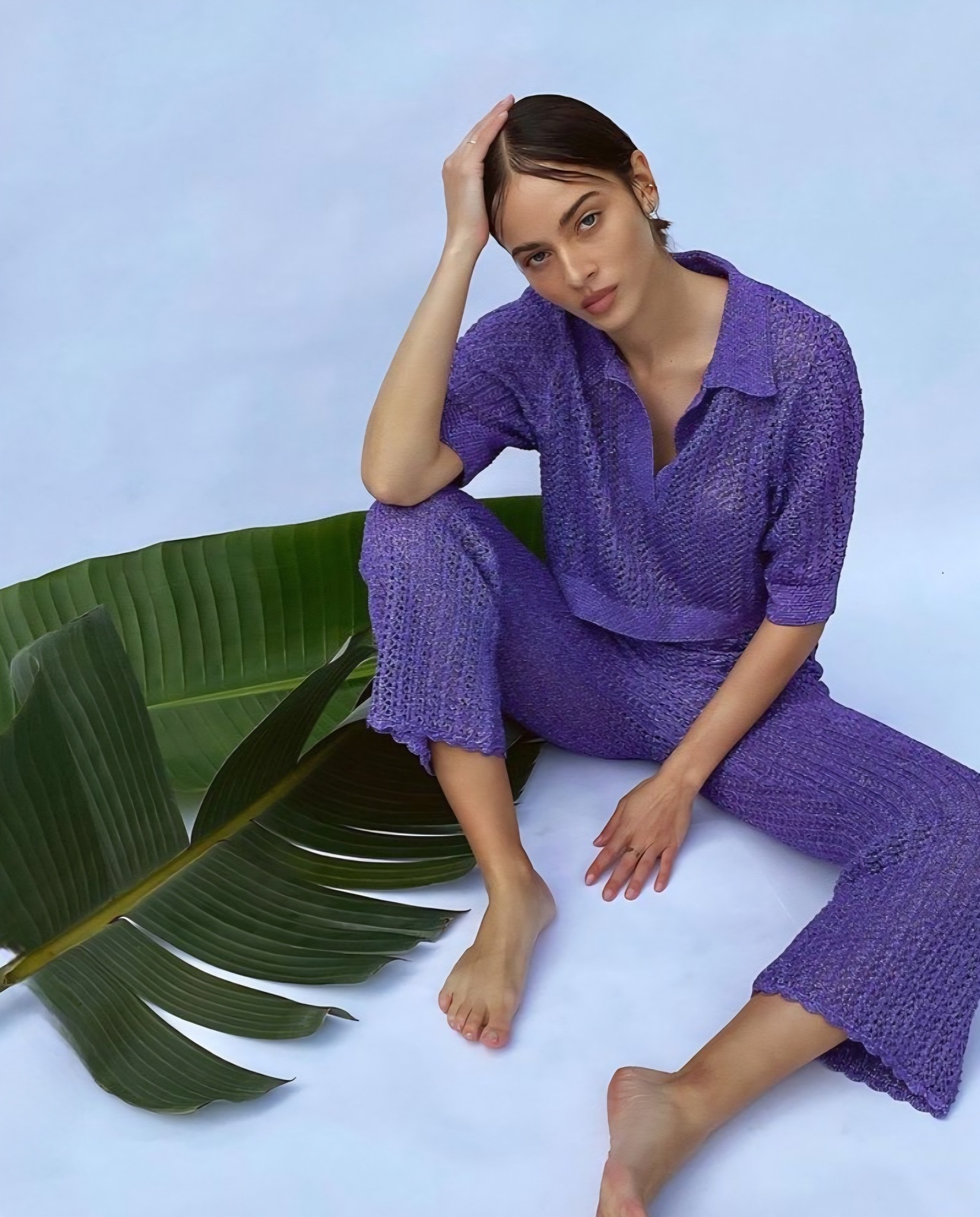 Jacaranda flicker top