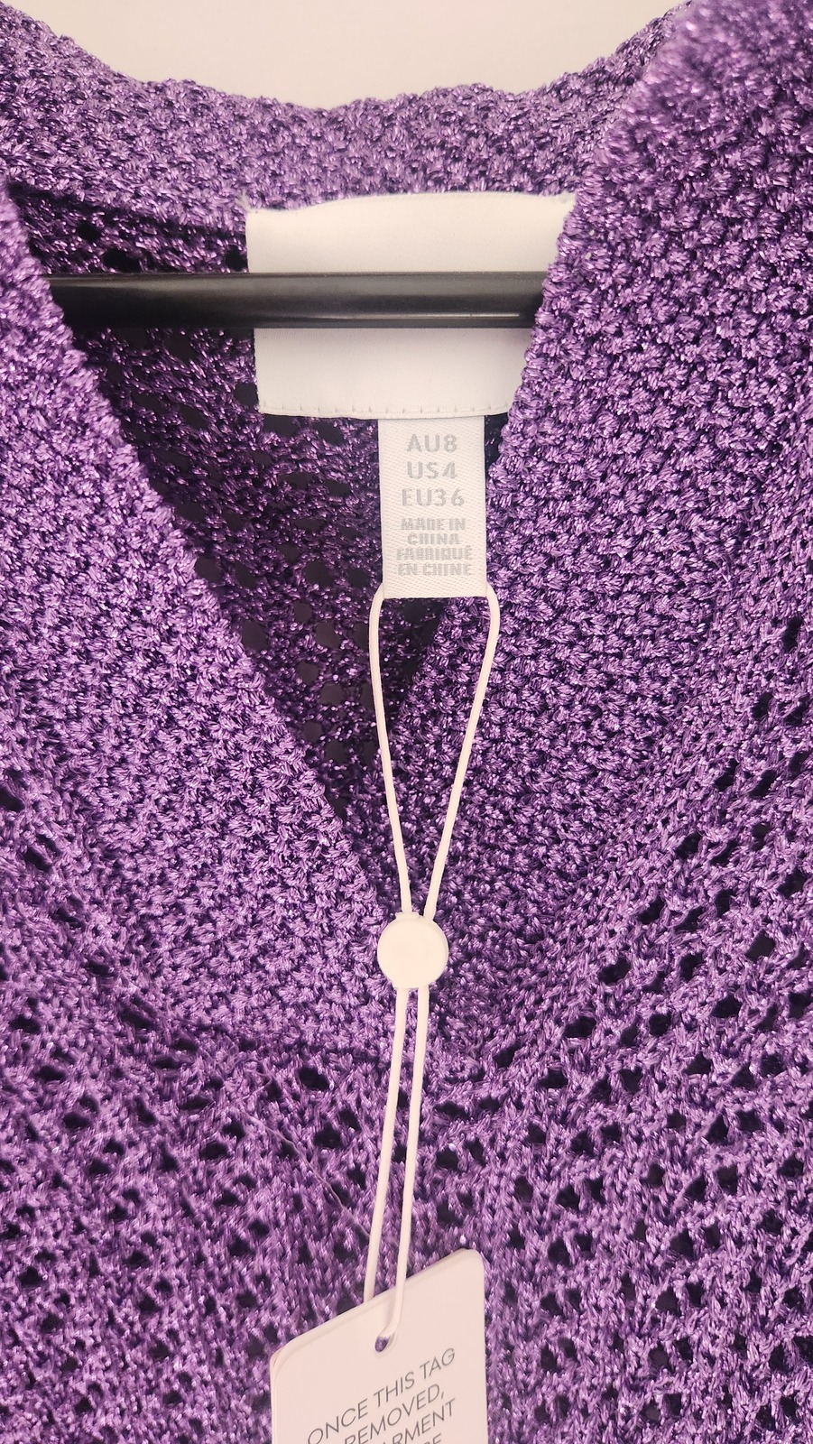 Jacaranda flicker top