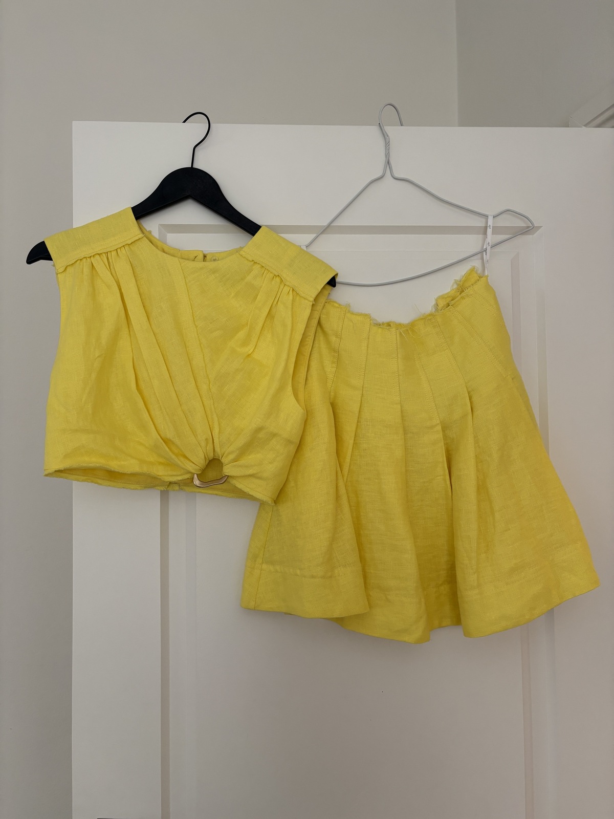 Byblos cropped top and skirt set