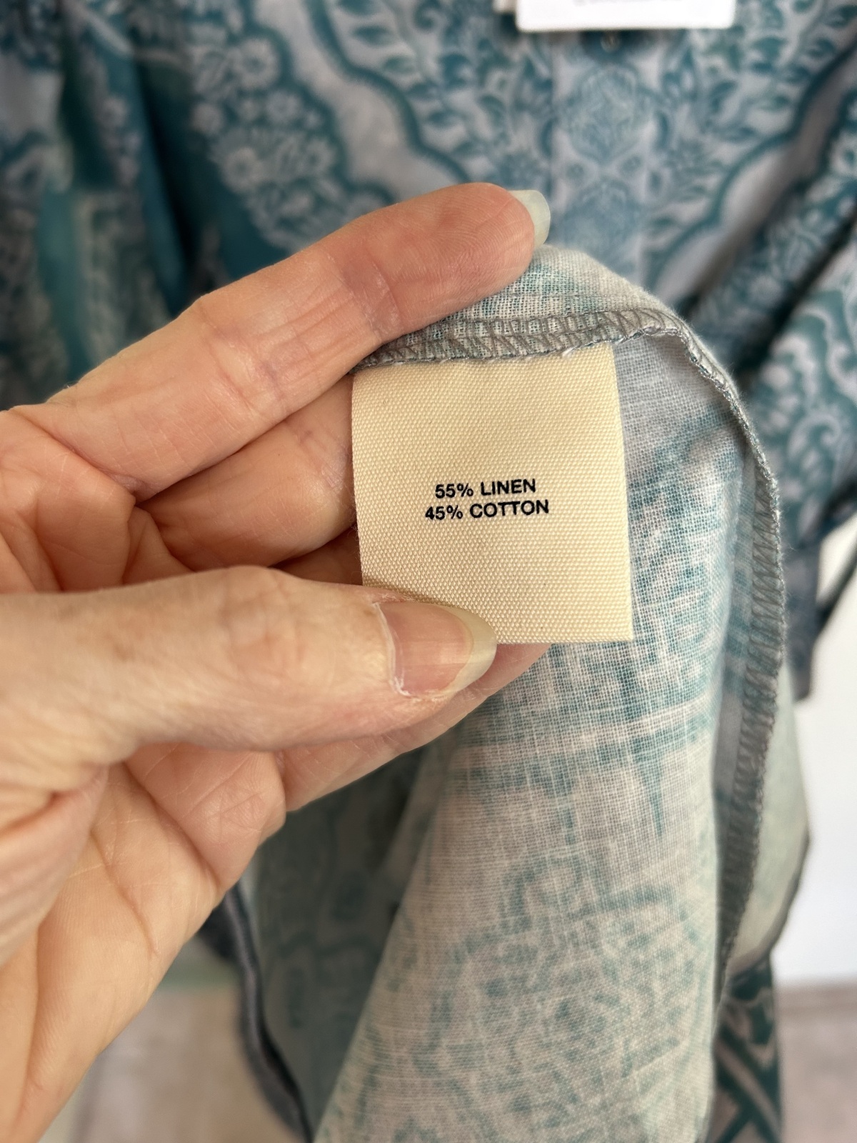 - Riley Long Sleeve Mini Dress, Indigo Henna 