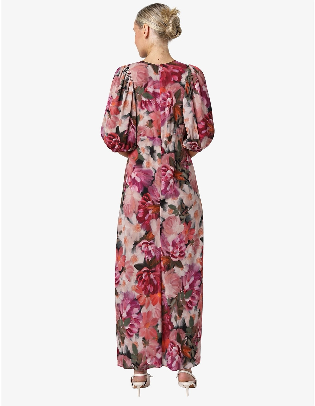 - Natalia Midi Dress, Floral Jewel 