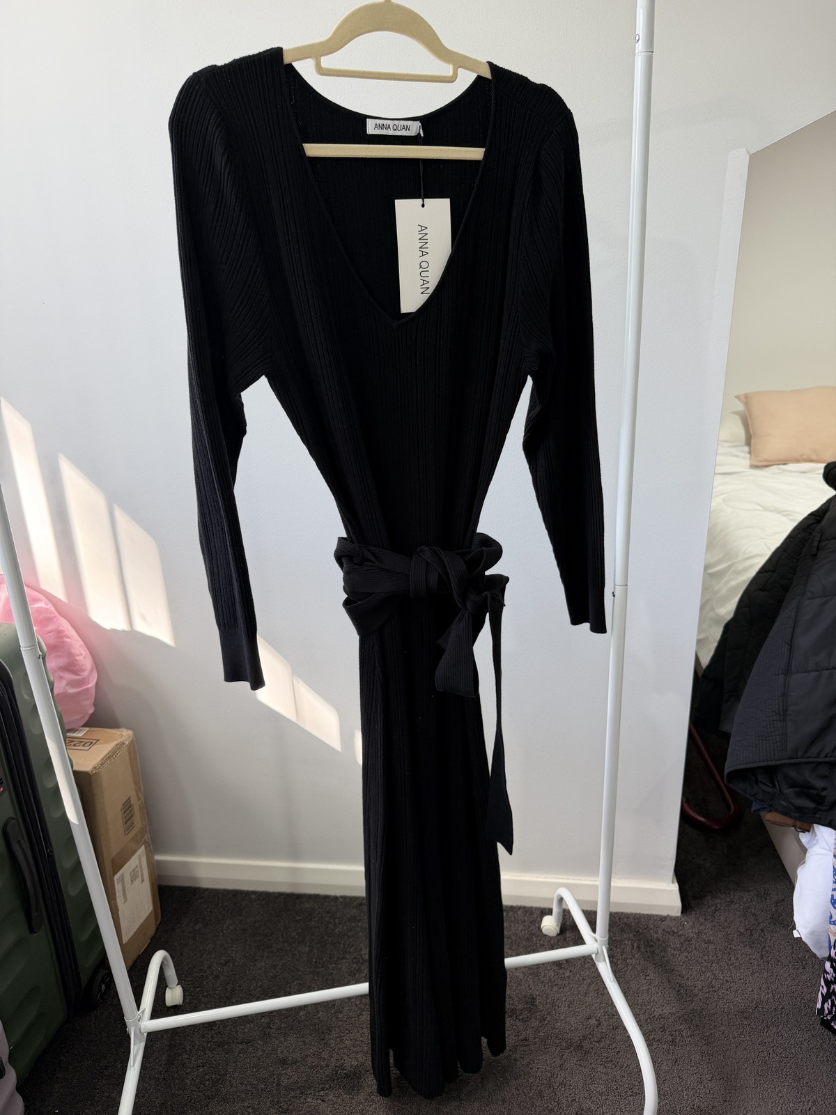 Black maxi dress - 