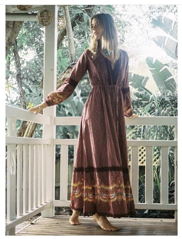 PORT GYPSY WOMAN MAXI DRESS