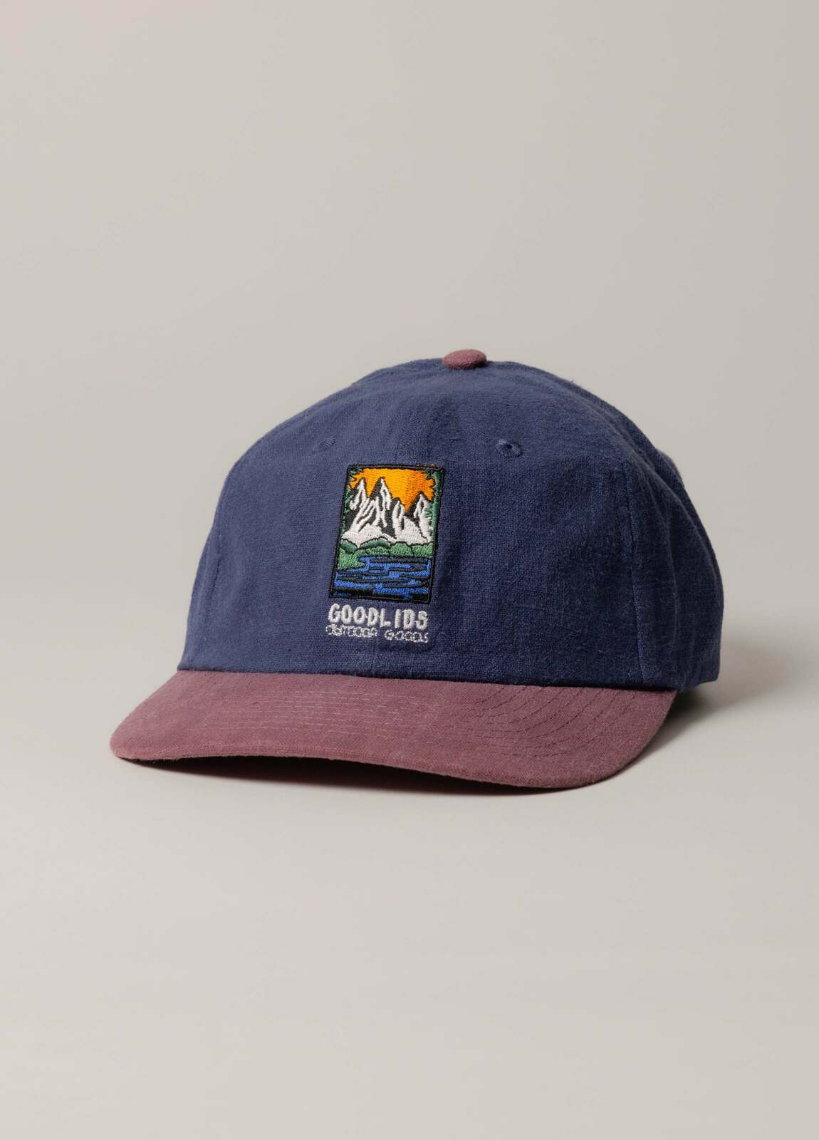 Scenic Lid - Navy/Lavender