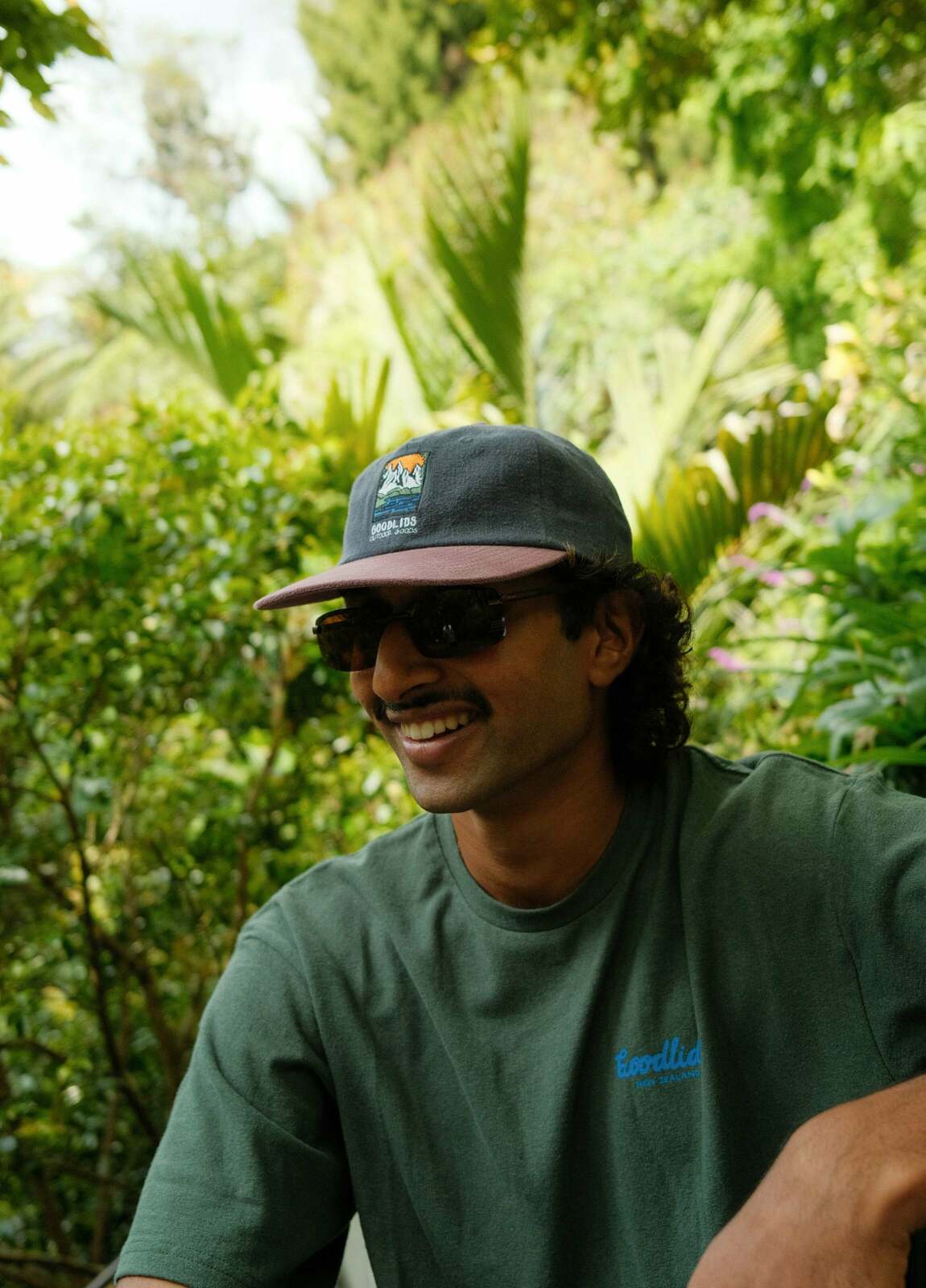 Scenic Lid - Navy/Lavender