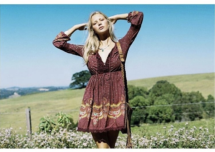 PORT GYPSY WOMAN MINI DRESS