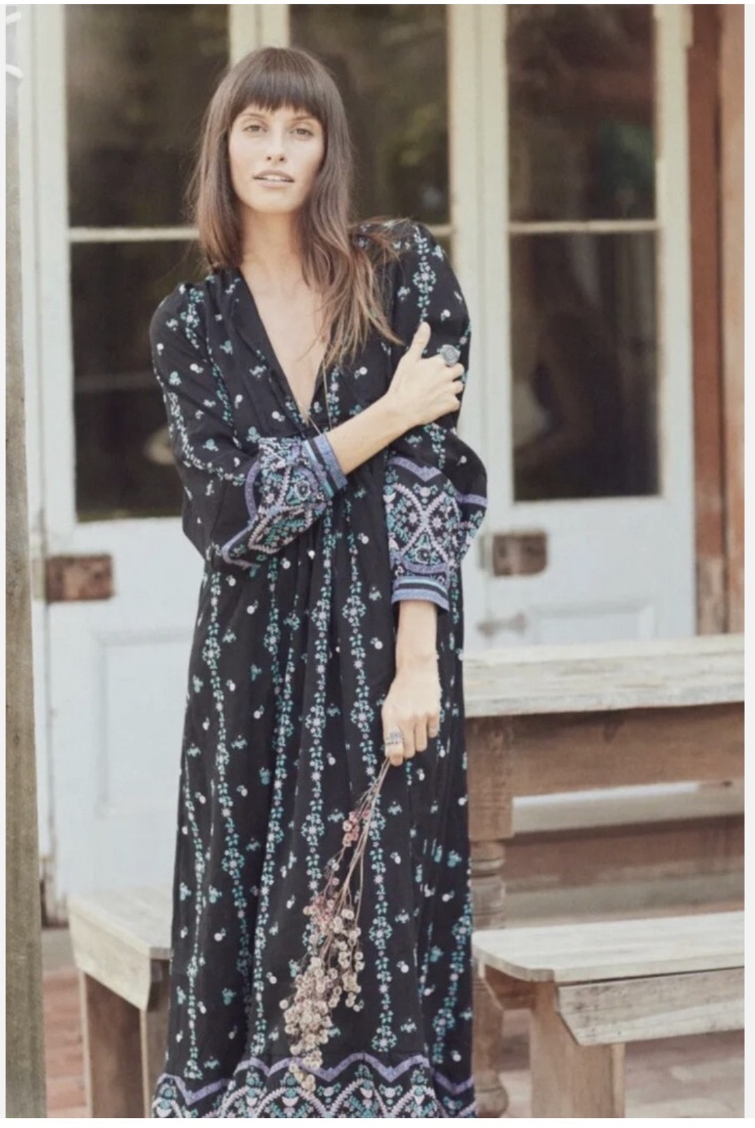 NOTHING BUT FLOWERS MAXI DRESS