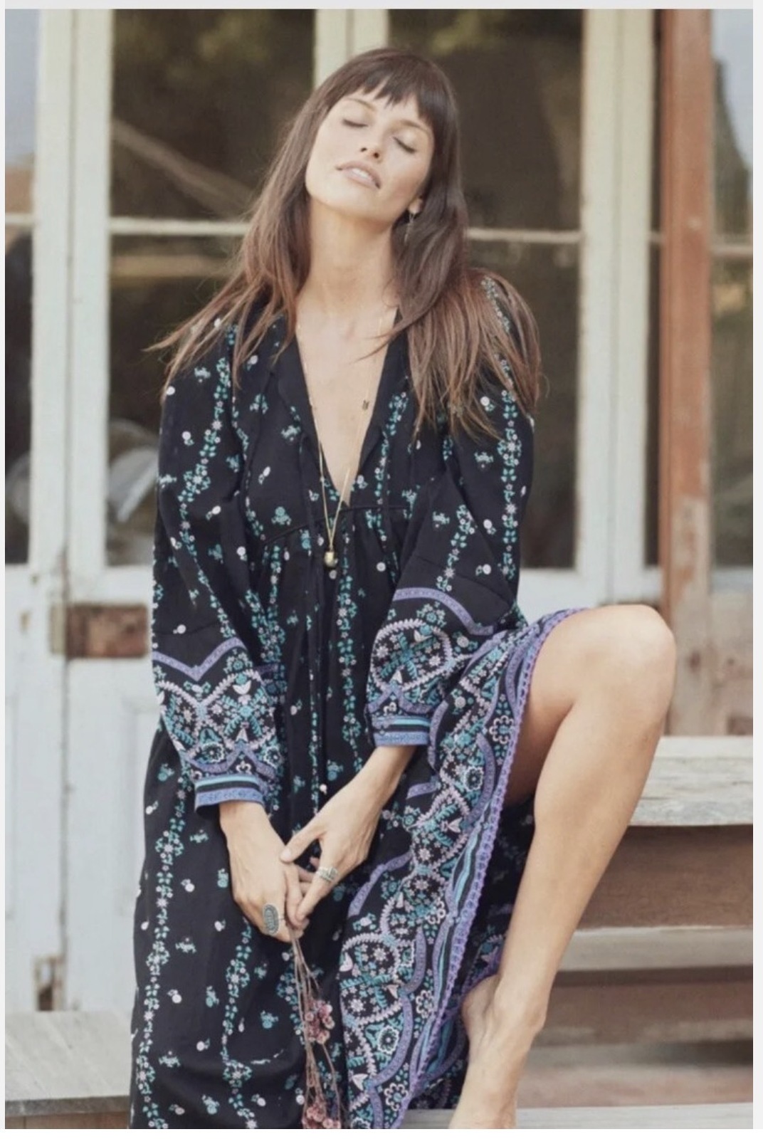 NOTHING BUT FLOWERS MAXI DRESS