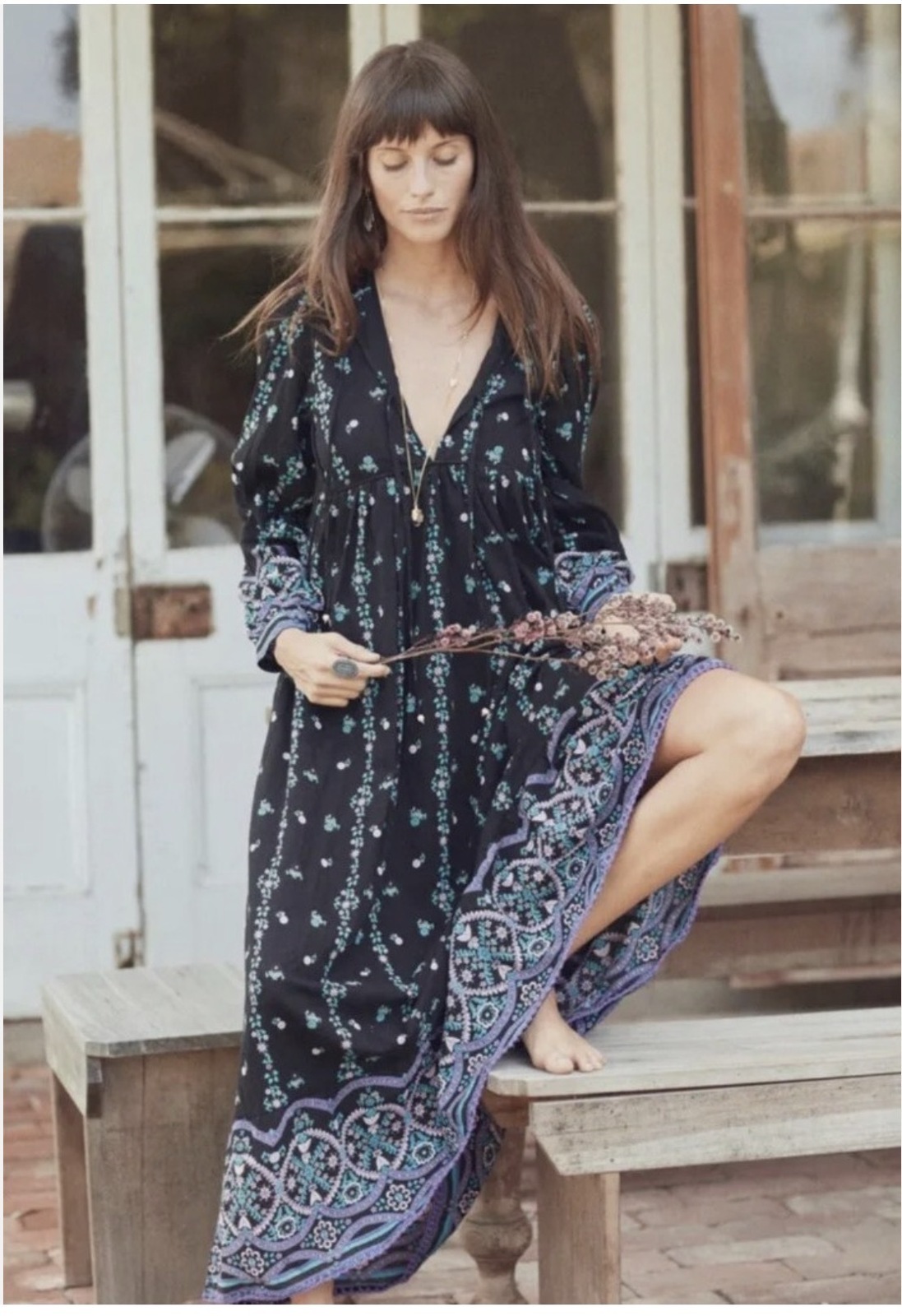 NOTHING BUT FLOWERS MAXI DRESS