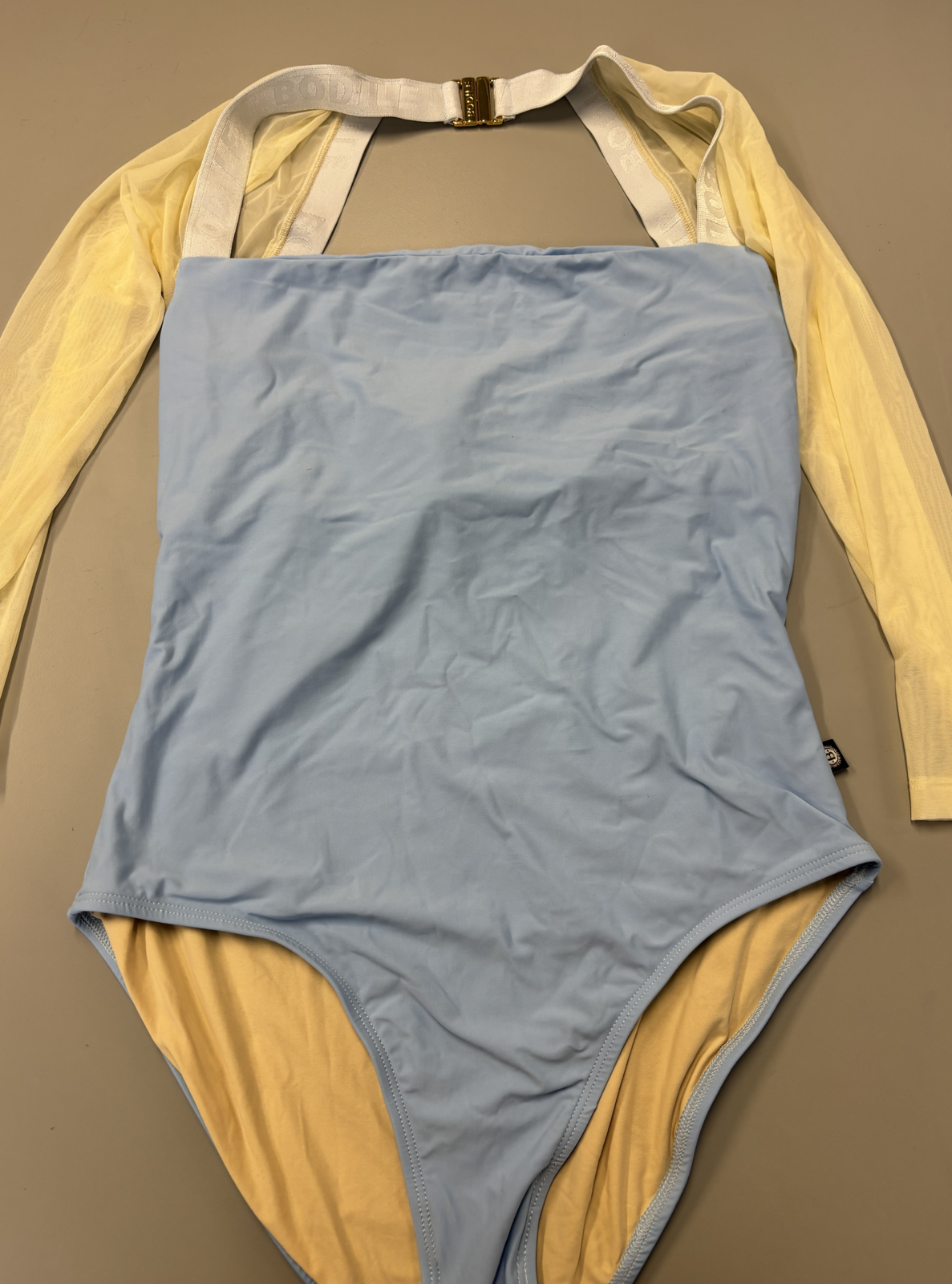 Saskia Leotard Celeste Banana