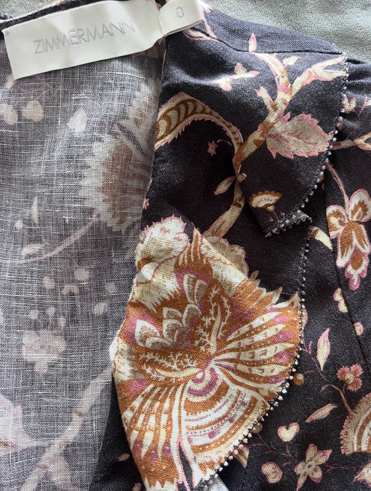 Veneto Ruffle-Trimmed Mini Dress. Size 0