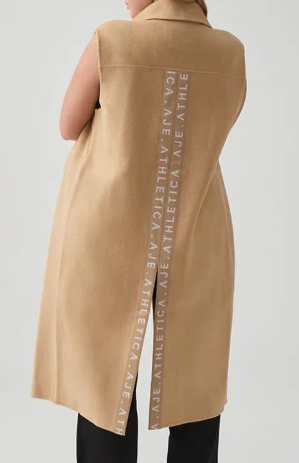 athletica sleeveless coat 