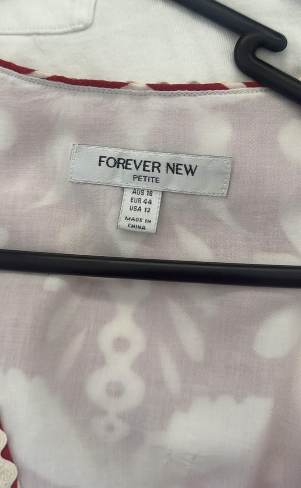 Natalia Tiered skater mini dress tropical print red 