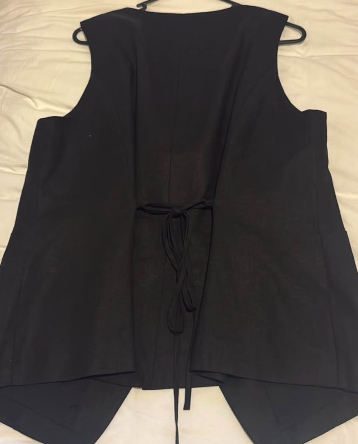 Clementine black Vest top