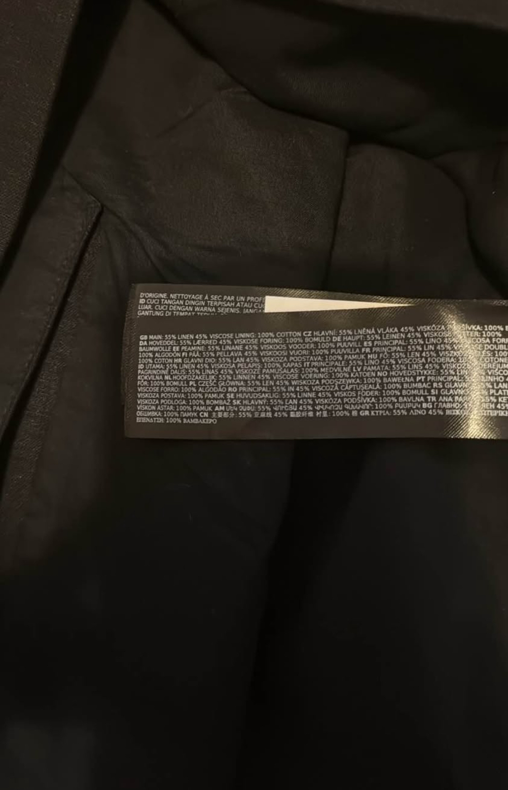 Clementine black Vest top