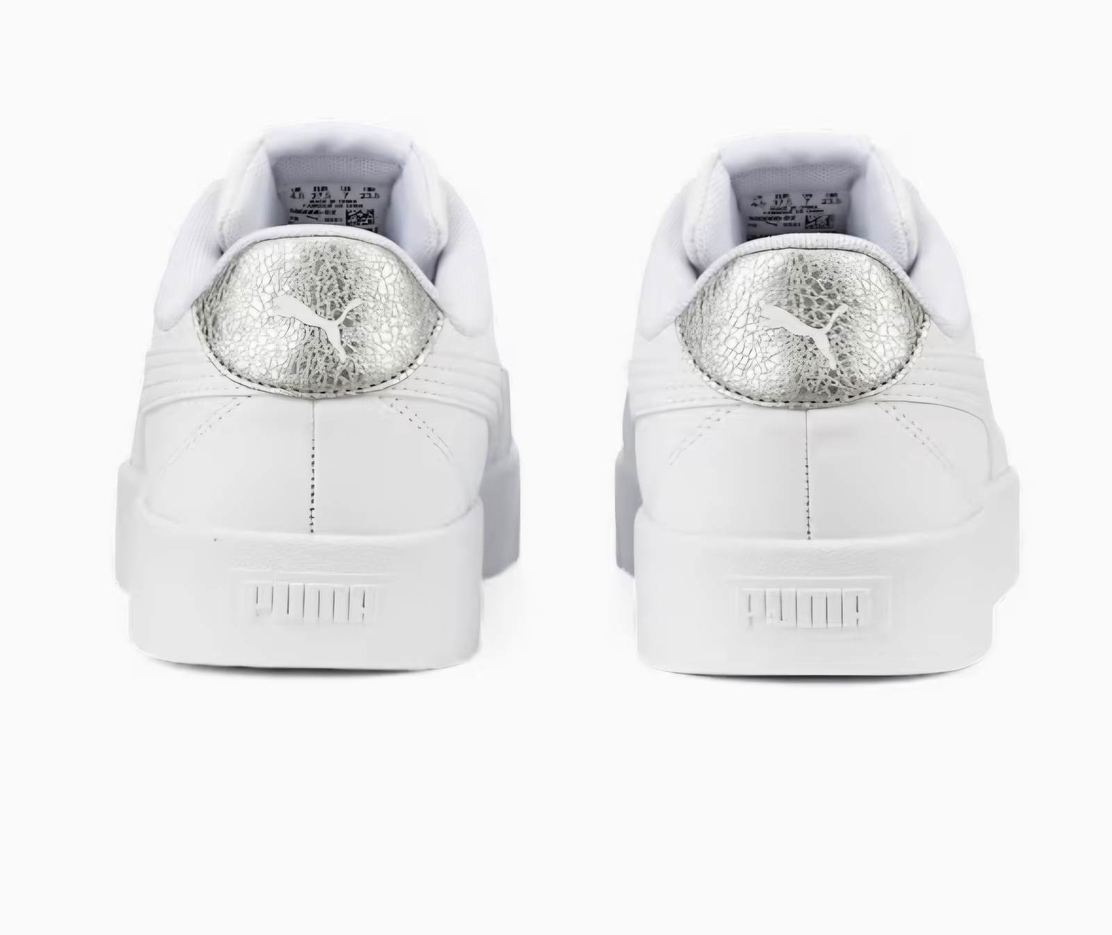 Skye Distressed Women's Sneakers - white/silver