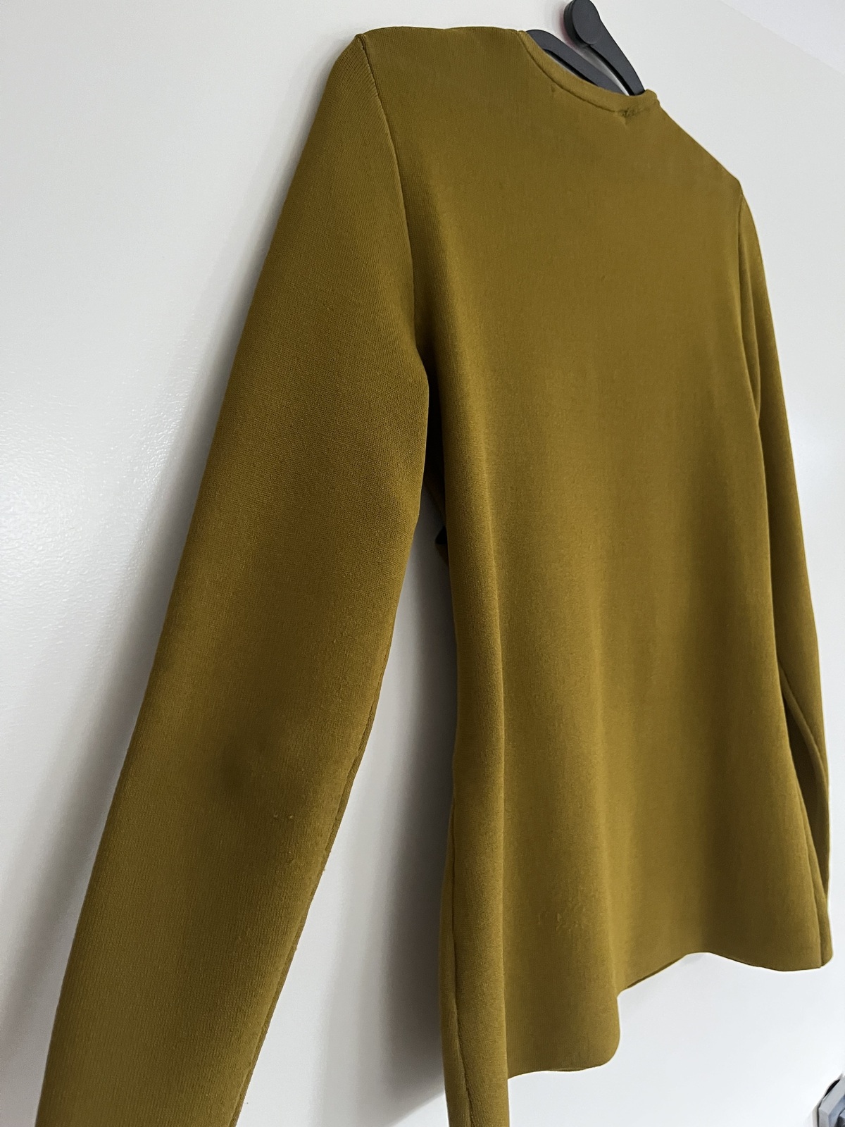 Olive Green Long Sleeve Top size small