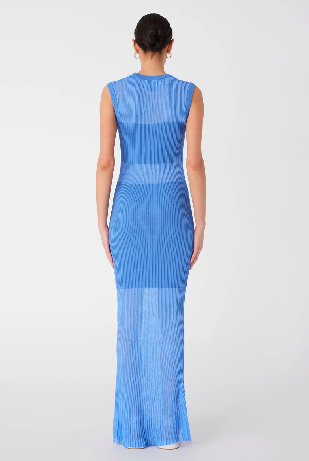 Marina Blue Stretch Fabric Dress Size M