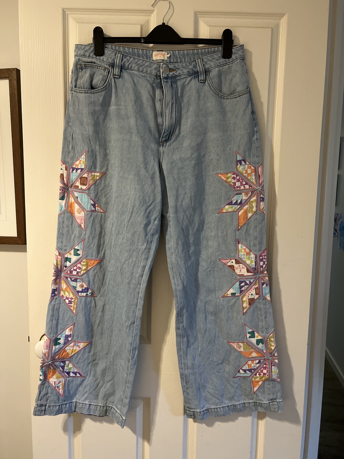 Stained Glass Patchwork Jean