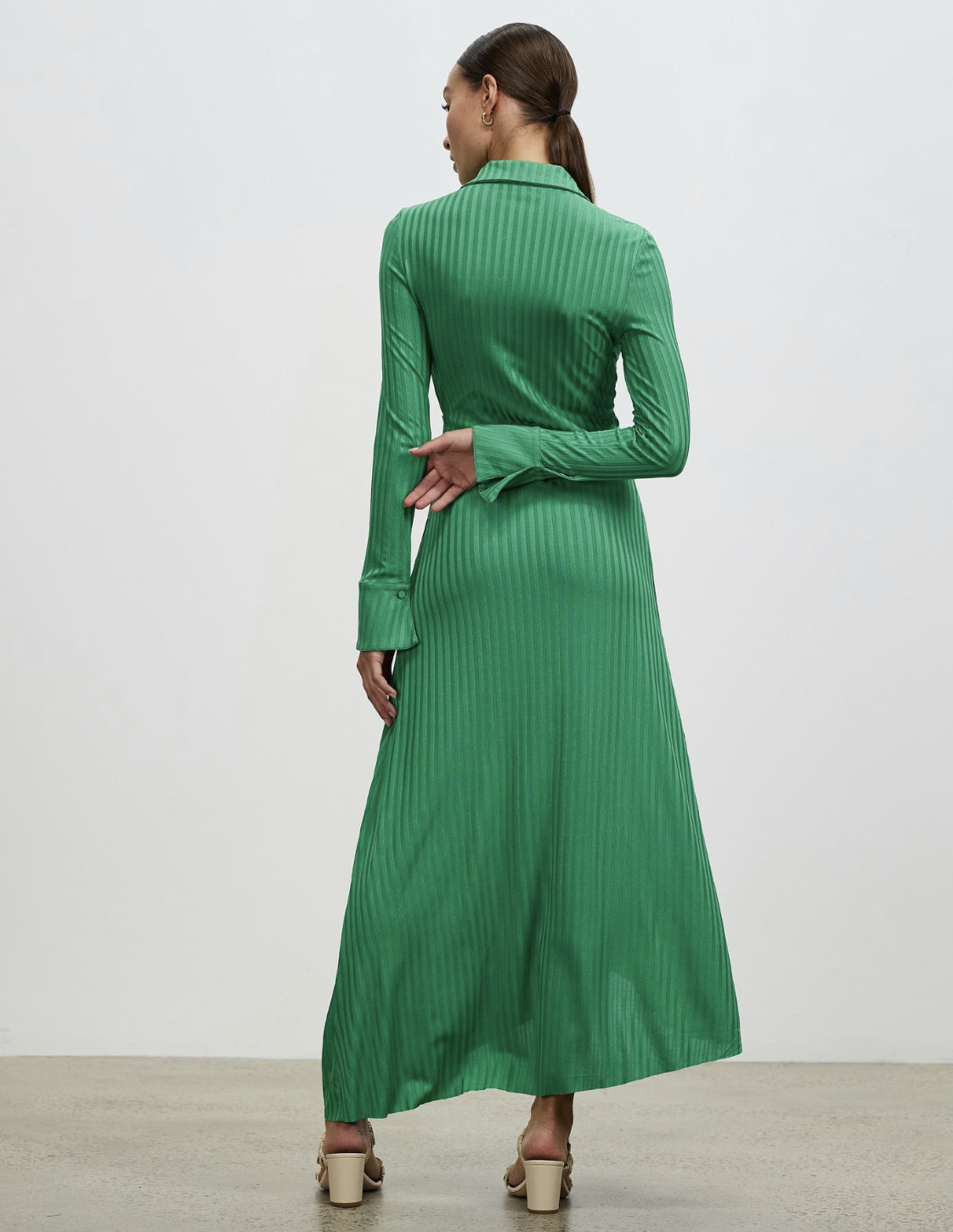 Green Long Sleeve Dress Size 10