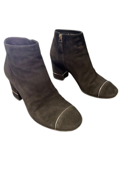 Fall Act 1 Black Suede Short Boots