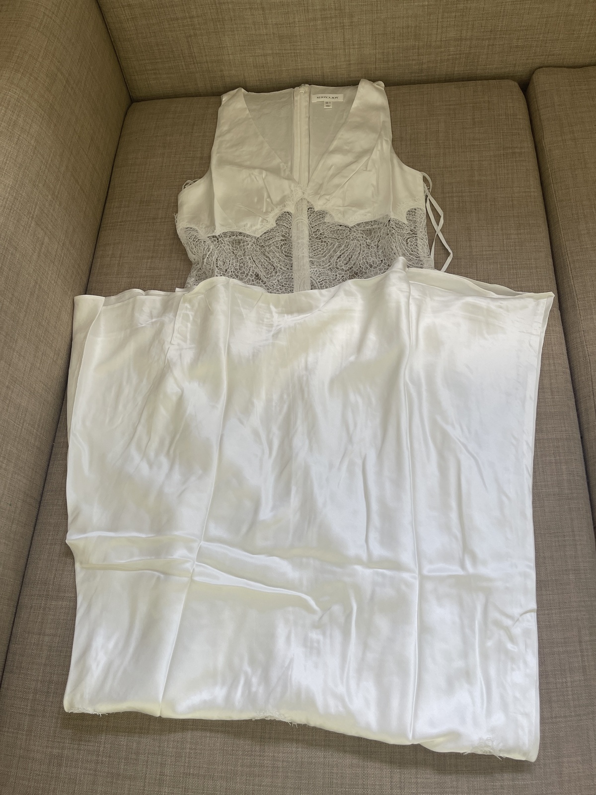 White Lace Detail Dress AU8/US4