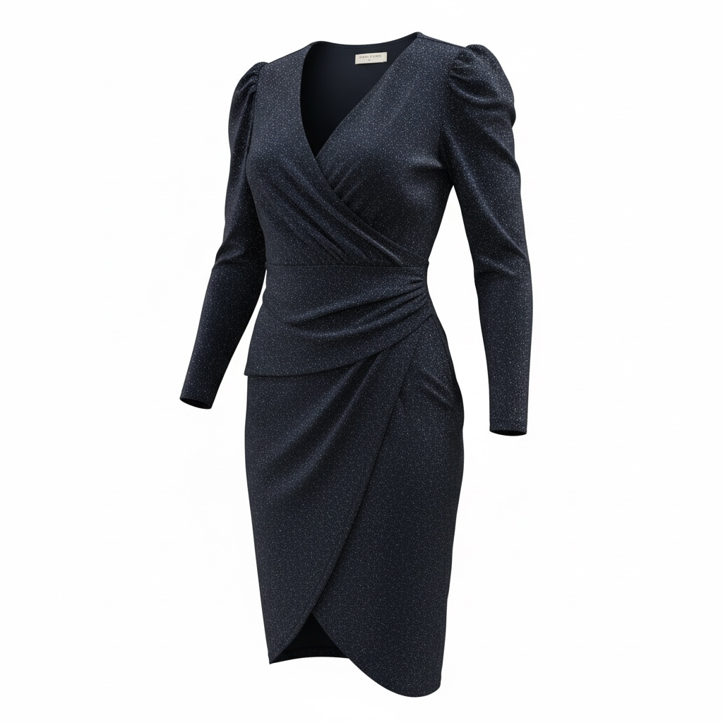 Black Glitter Dress size 14