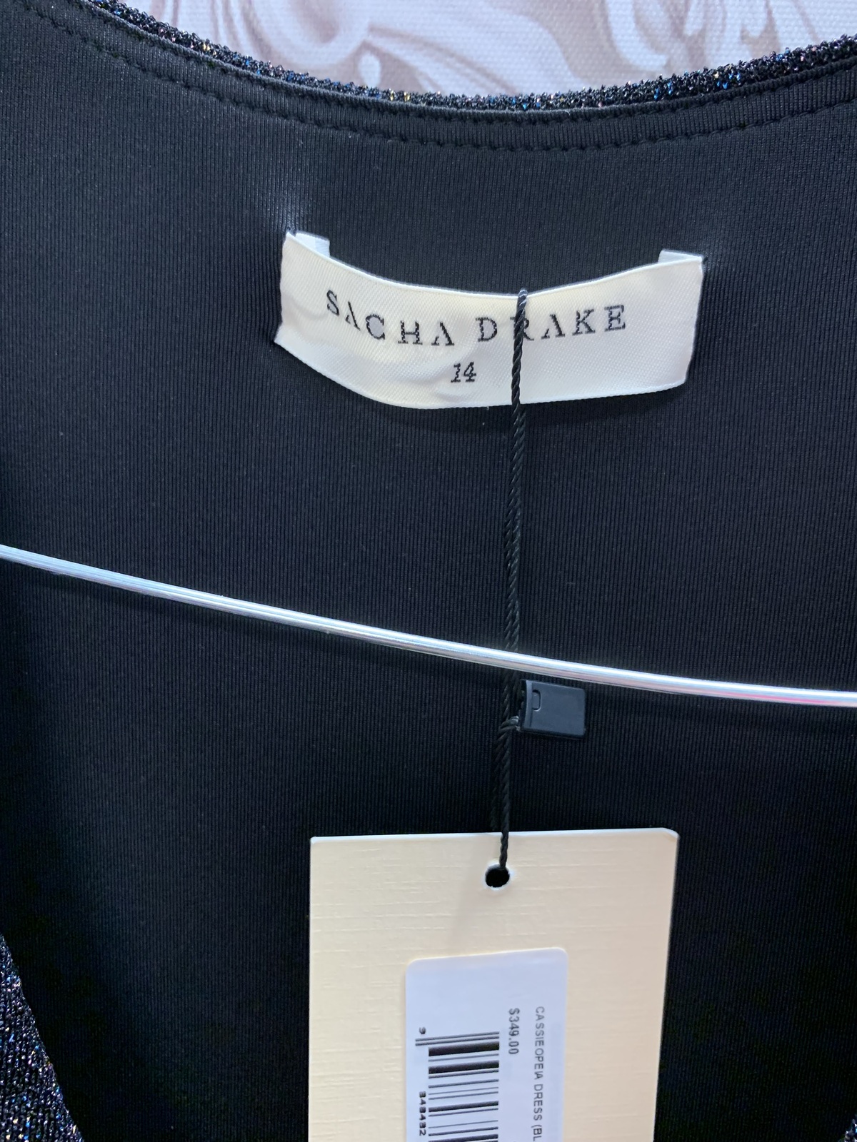 Black Glitter Dress size 14