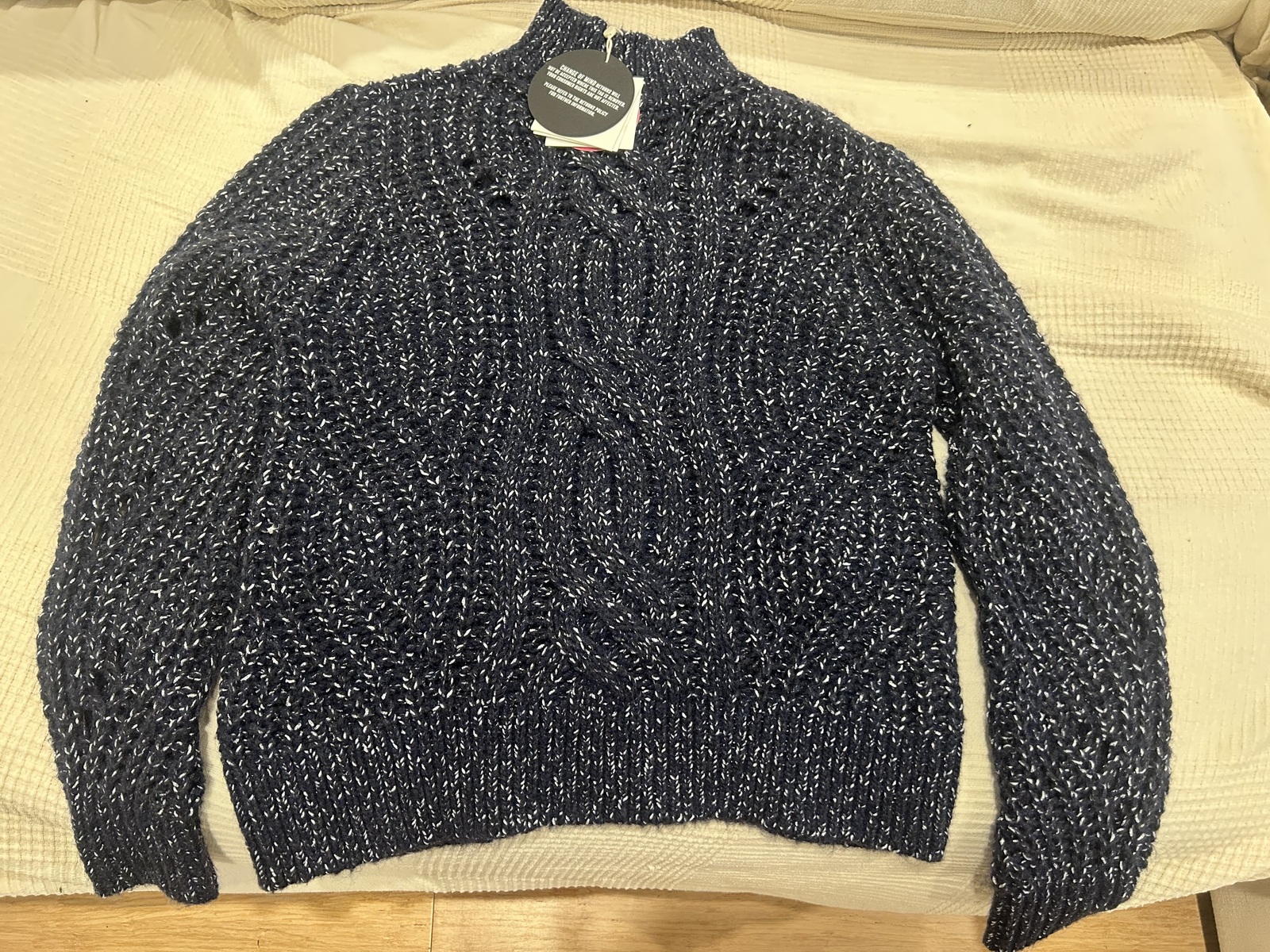 mystery of life knit - Navy xxs