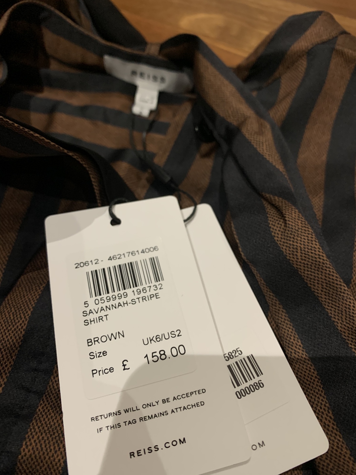 Brown Savannah Stripe Shirt