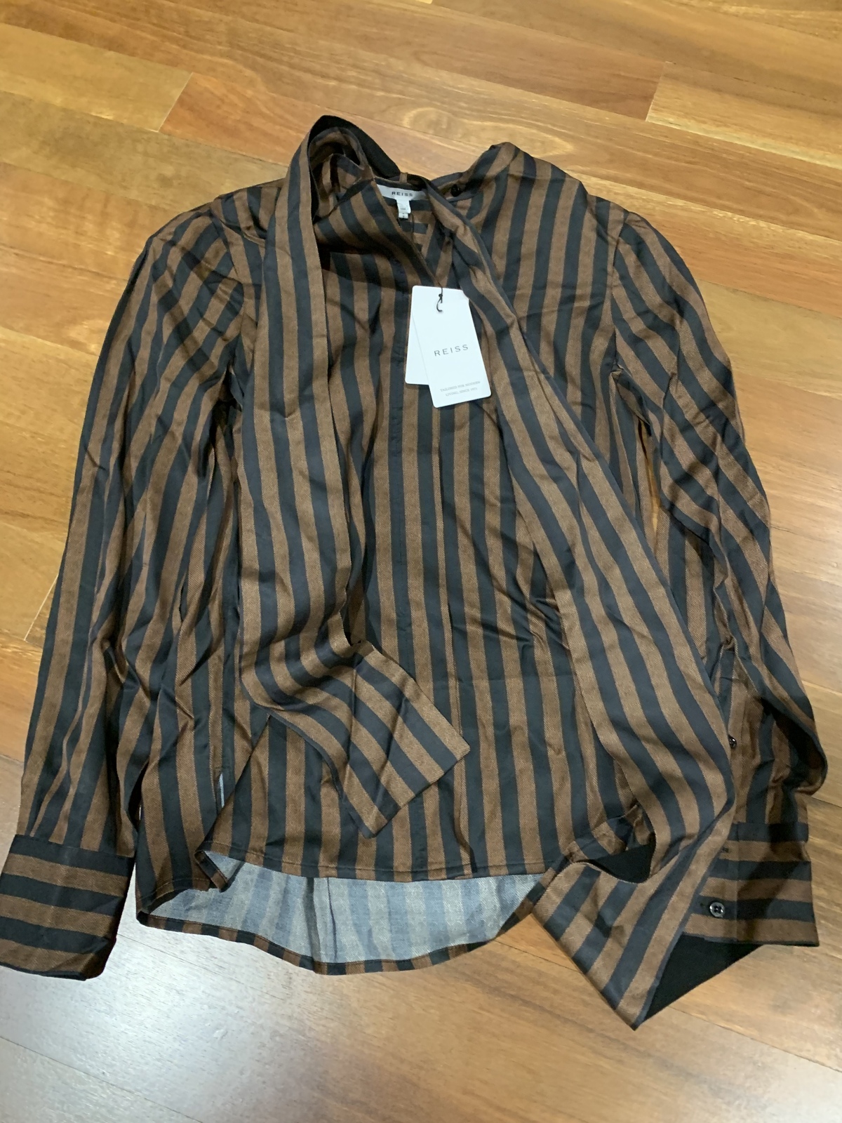 Brown Savannah Stripe Shirt
