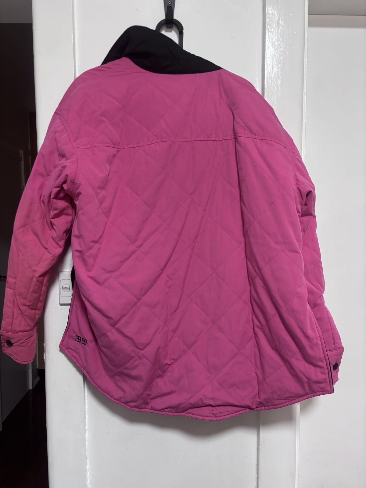 Reversible Ls Shacket Black Windbreaker