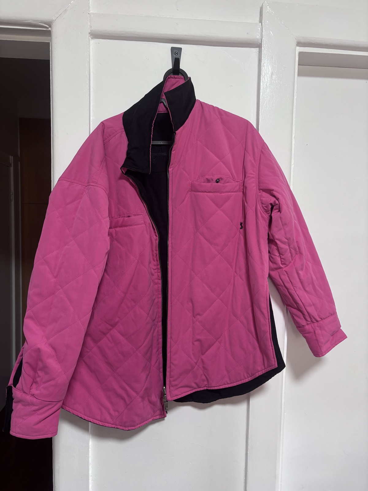 Reversible Ls Shacket Black Windbreaker