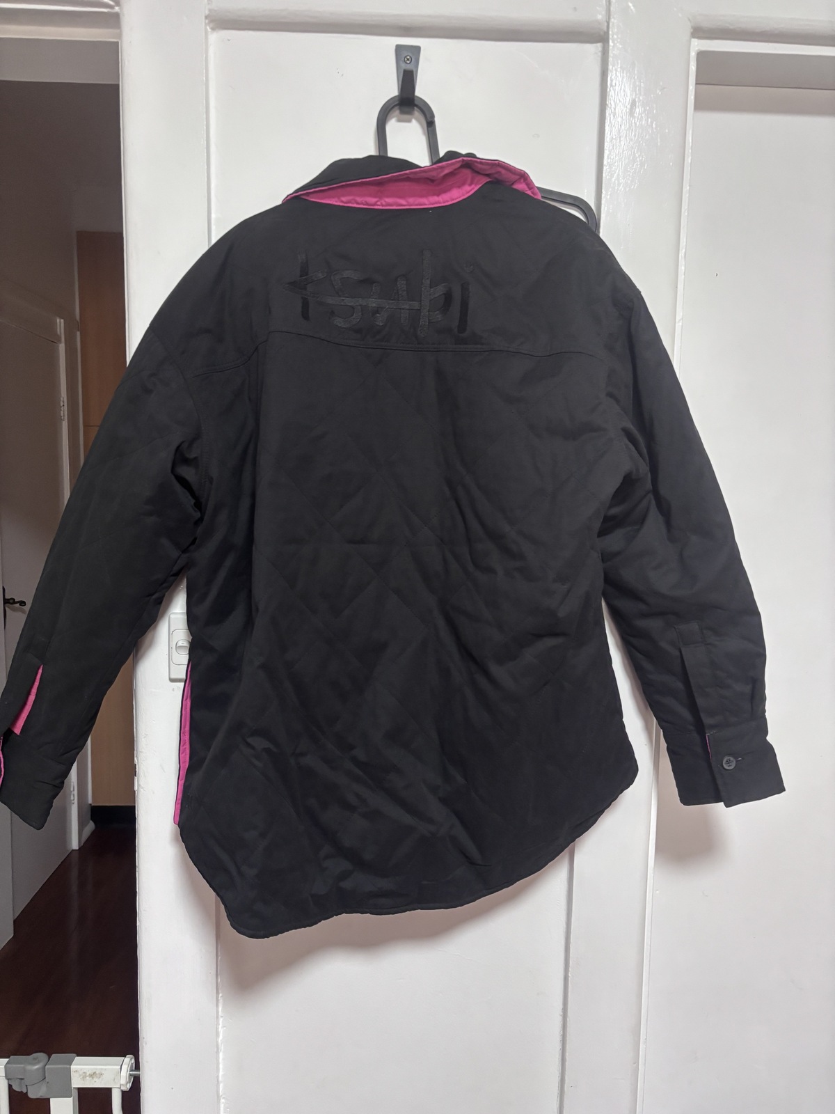 Reversible Ls Shacket Black Windbreaker