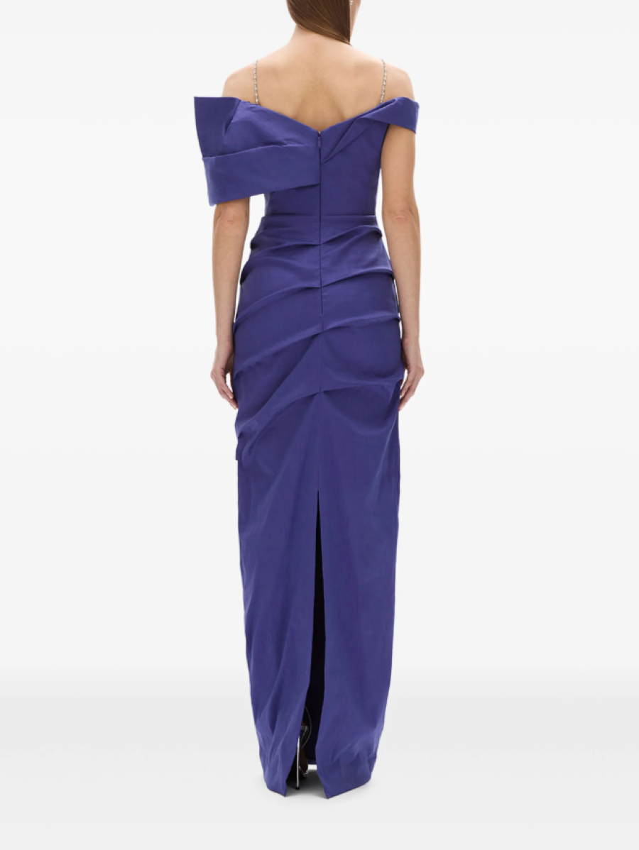 Dahli off-shoulder ruched dress 