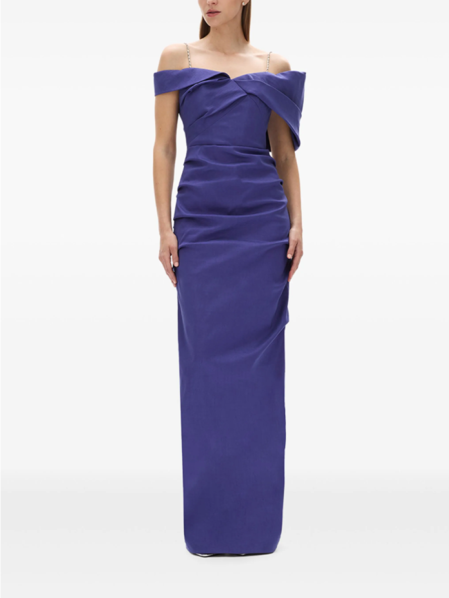 Dahli off-shoulder ruched dress 